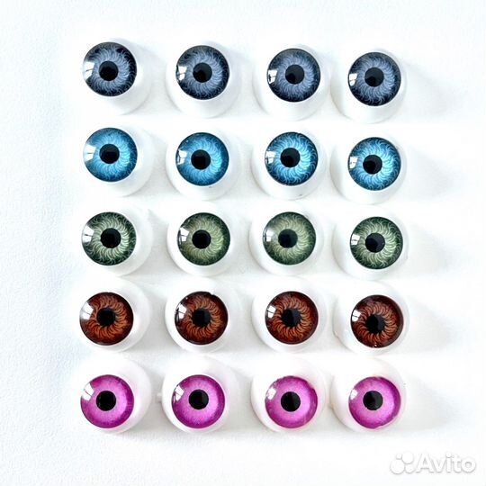Глаза для кукол 12 мм (20 шт)
