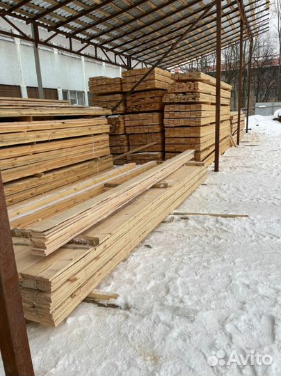 Доска обрезная 25х150х6000мм от производителя