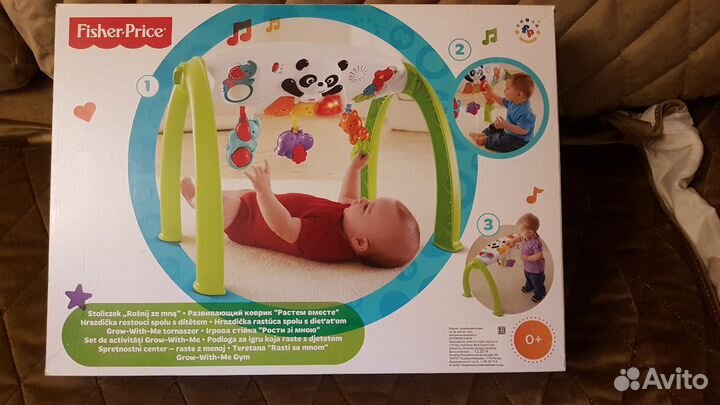 Развивающий коврик растем вместе Фишер прайс