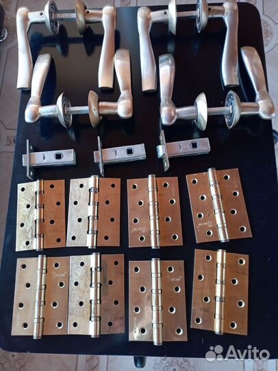 Межкомнатные ручки и петли, б/у