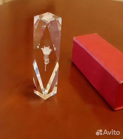 Сувенир Кристалл Роза подарок