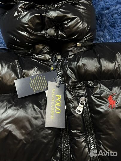 Пуховик Polo Ralf lauren глянцевый