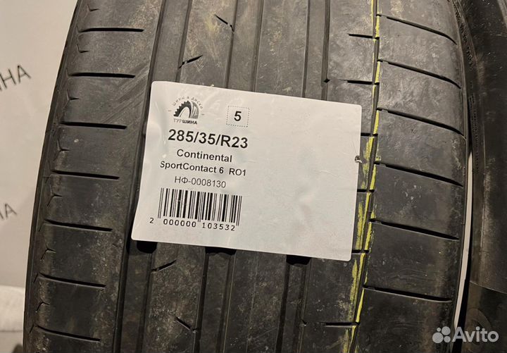 Continental SportContact 6 285/35 R23 94Y