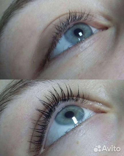 Вельвет Ламинирование ресниц, бровей