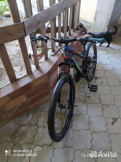 Велосипед скоростной бу 24 колеса