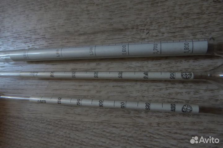 Ареометр Денситометр Спиртомер СССР 1943 год