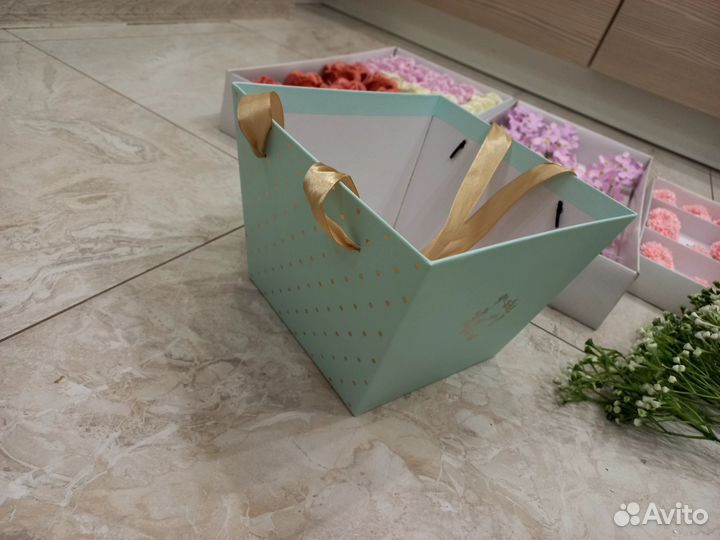 Набор для создания букетов из мыльных роз