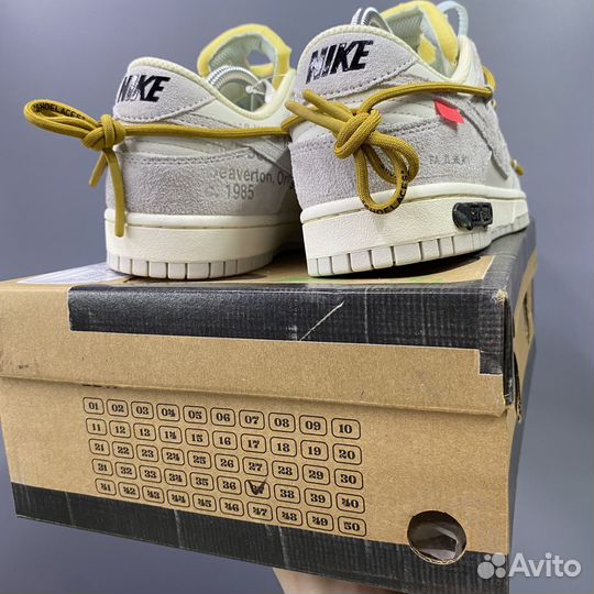 Кроссовки мужские Nike Dunk Off-White - Lot 37