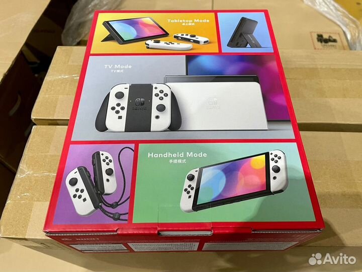 Nintendo switch oled neon 512прошитый