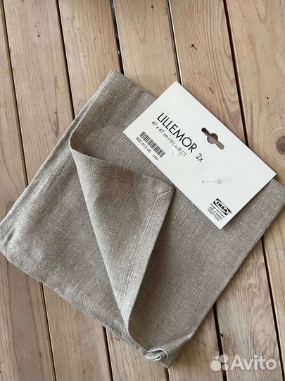 Салфетки лен IKEA 2 шт