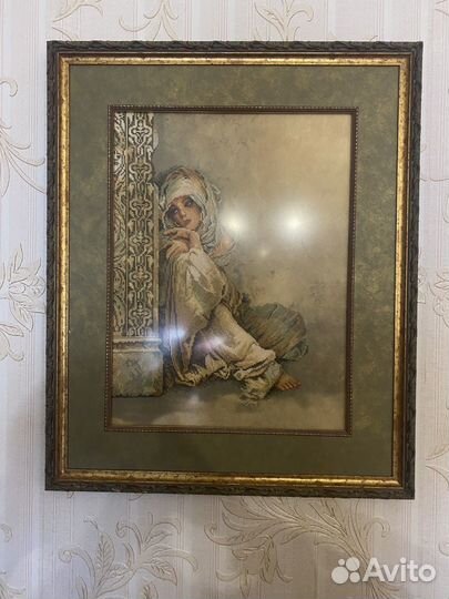 Картина из нитей