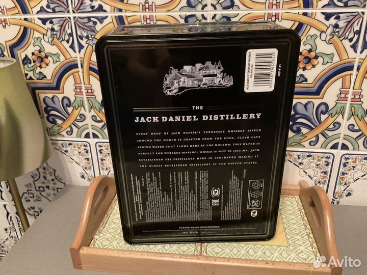 Коробка Упаковка от Джек Дениэлс (с подложкой)