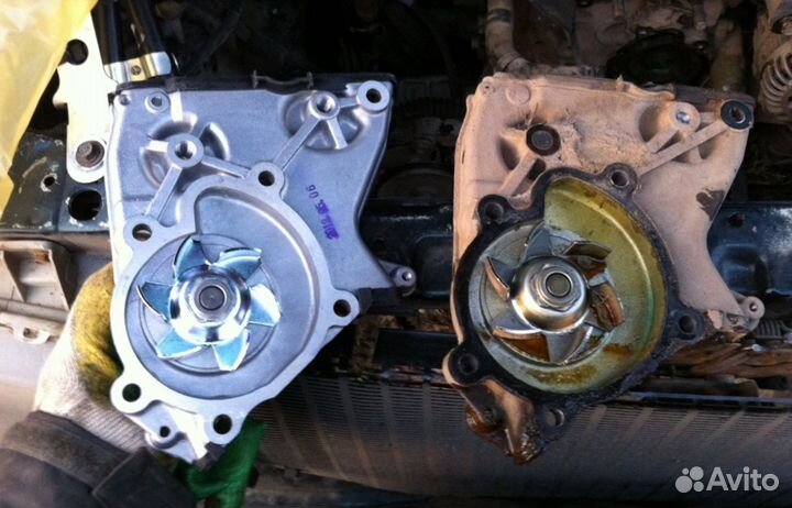 Замена помпы Nissan Murano 2002-2008