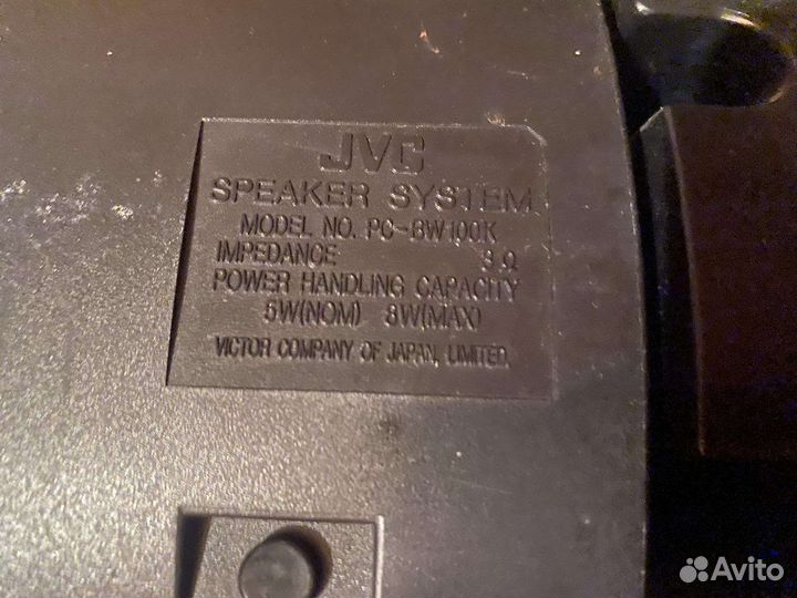 Кассетный магнитофон JVC pc-w100