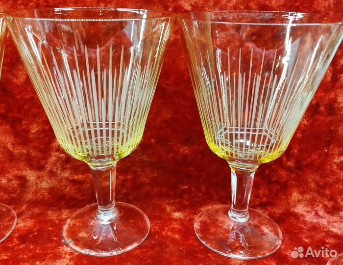 Фужеры старинные 5 шт. из СССР