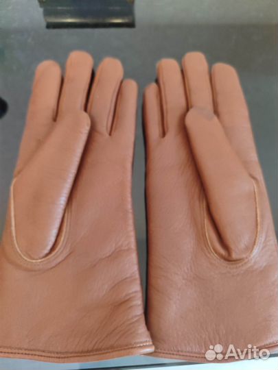 Перчатки женские кожаные 7- 7.5 размер