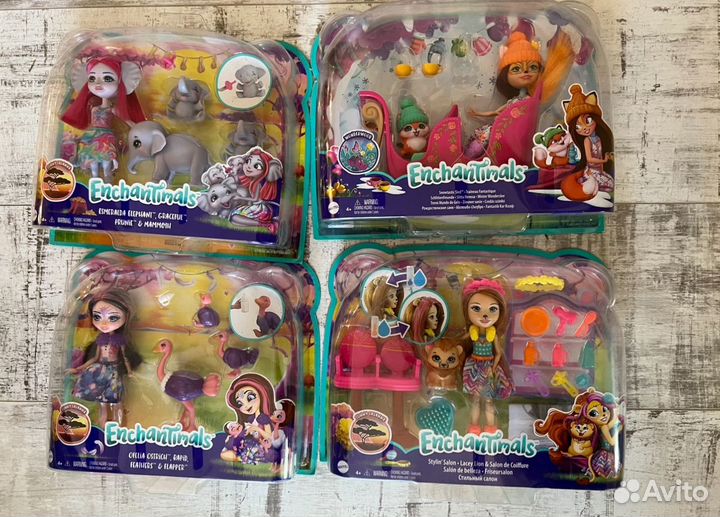 Enchantimals страус слоники