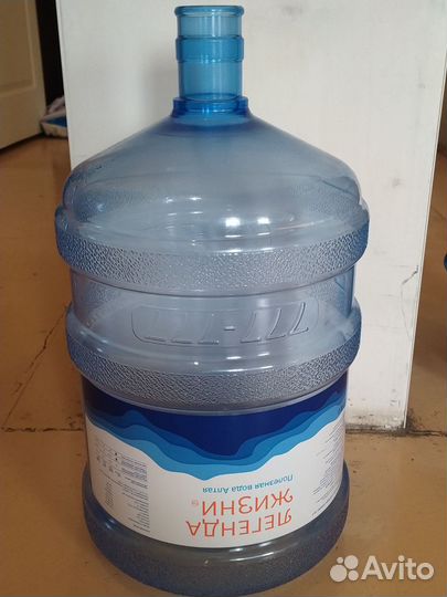 Бутыль 19 литров пластиковая