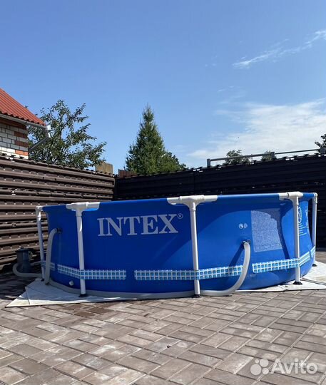 Каркасный бассейн бу