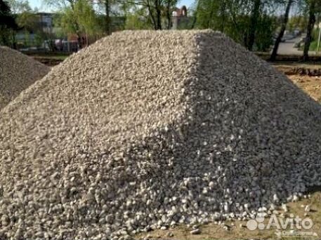 Щебень, Песок