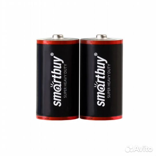 Батарейка Smartbuy Super Heavy Duty DR20 2шт
