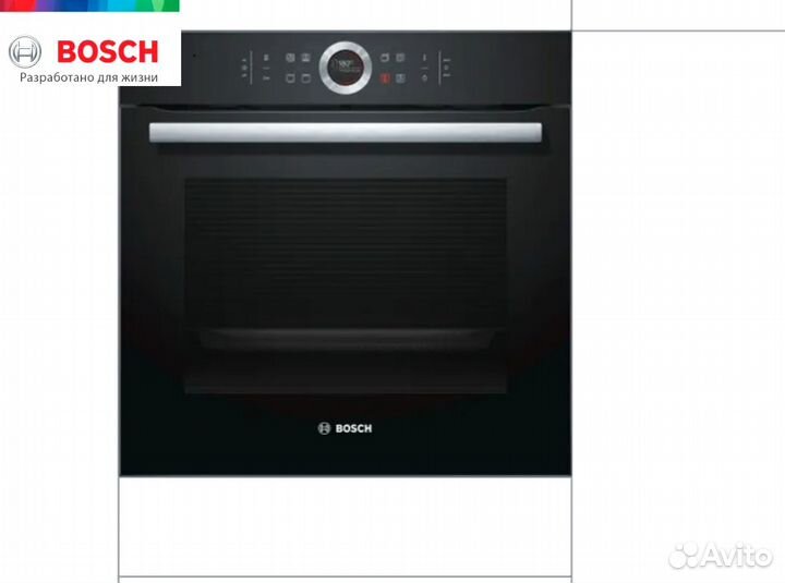 Духовой шкаф Bosch HBG634BB1 13 режимов работы