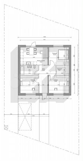 Дом 105 м² на участке 4 сот.