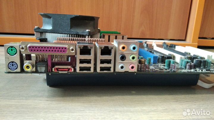 Материнская плата asus P5W64+процессор Core 2 duo