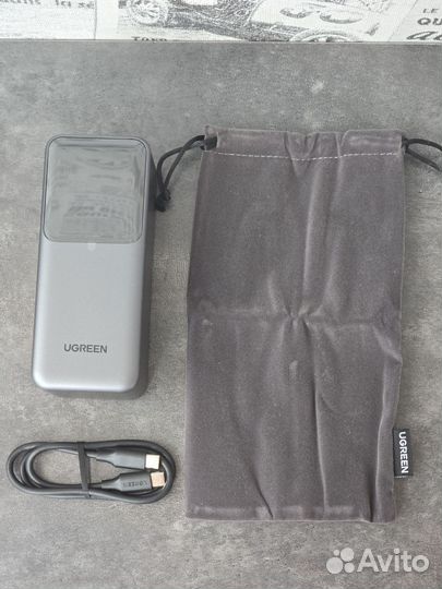 Повербанк Ugreen PB721 (35524) 20000mAh 130W