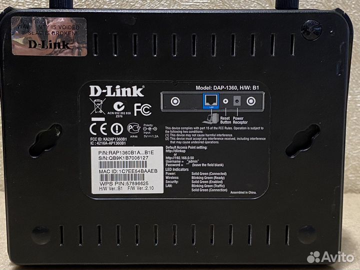 Беспроводная точка доступа D-Link DAP-1360