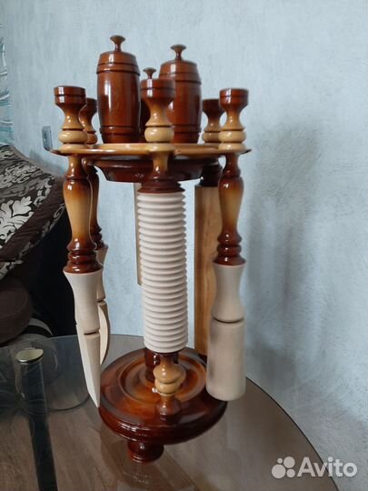 Набор из натурального дерева для кухни