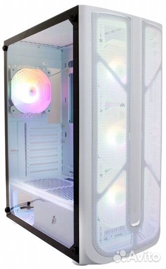 Корпус 1stplayer Firebase X4 4x120mm LED