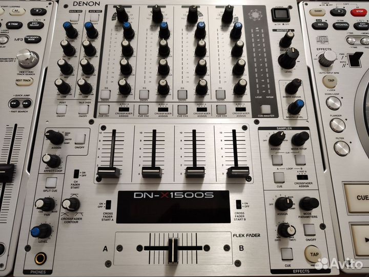 Два Dj плеера Denon Dn-S3500 и микшер Dn-X1500S