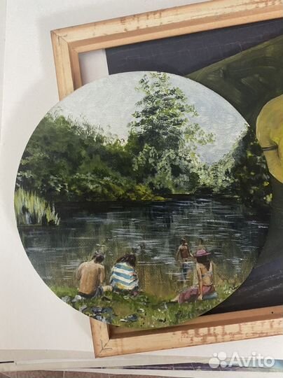 Картина круглая 