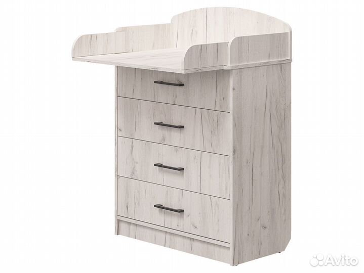 Комод пеленальный кп-1, 1130х800х450, 4 ящика