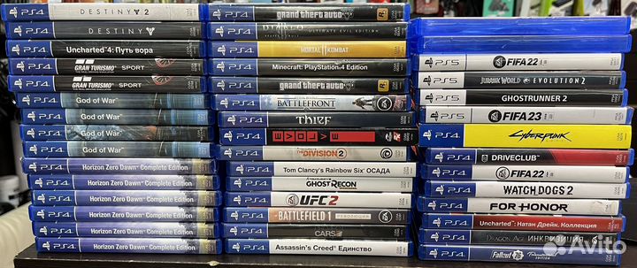 Диски на ps4, ps5