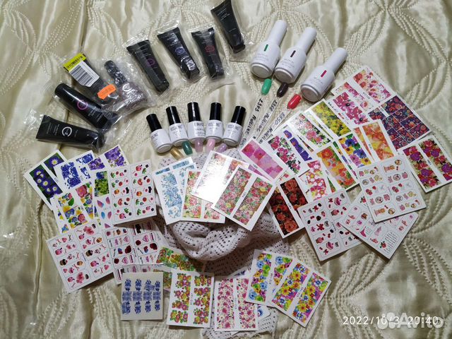 Гель лаки,полигель новые и слайдеры