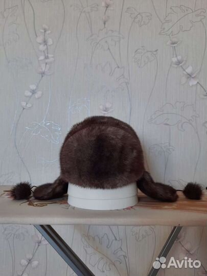 Шапка норковая женская