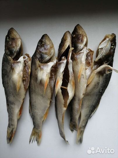 Окунь вяленый потрошёный