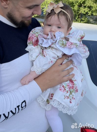 Платье для девочки 74