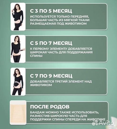 Бандаж для беременных и после родов