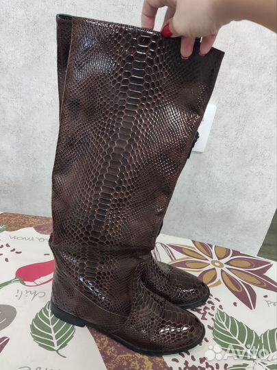 Сапоги труба демисезонные 36