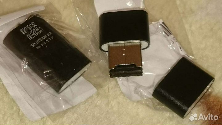 USB/MicroSD кардридер Siyoteam SY-T18 - 2 шт