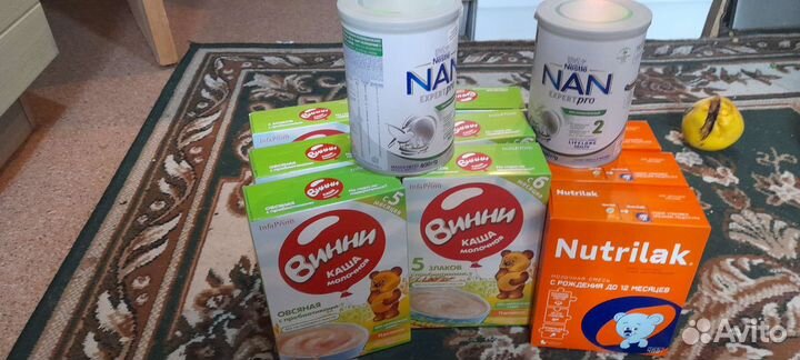 Нутлилак400гНан (2 шт) Винни каша 6шт