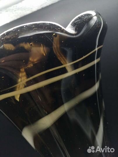 Ваза огромная стекло СССР 