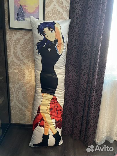 Подушка с аниме очень большая