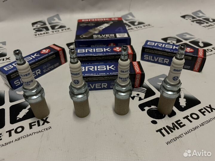 Свечи зажигания Brisk SNG газ Largus Logan Almera