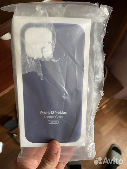 Чехол на iPhone 12 pro max кожа
