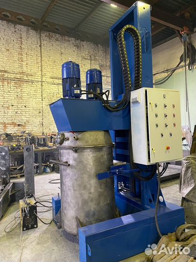 Диссольвер трехосевой