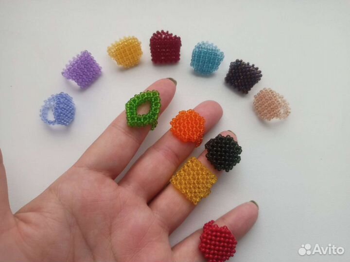Кольца из бисера